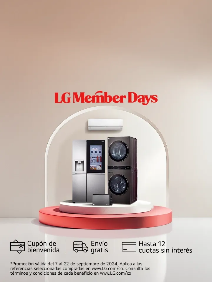 Nevecon LG Instaview y LG WashTower en Member Days