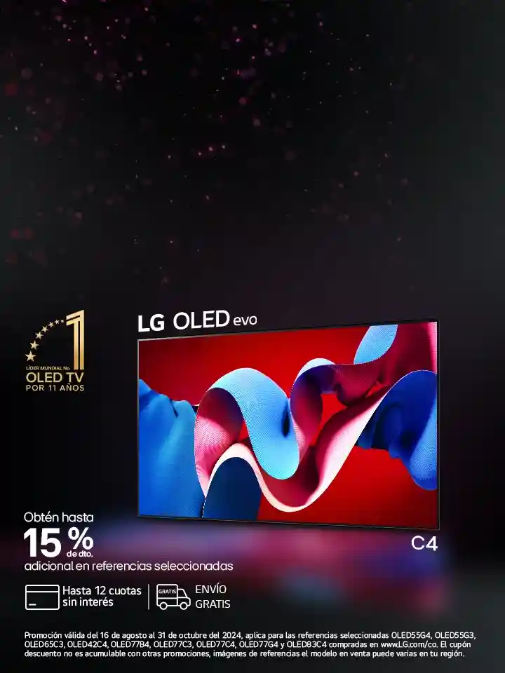 Descuento en 40% en TV OLED