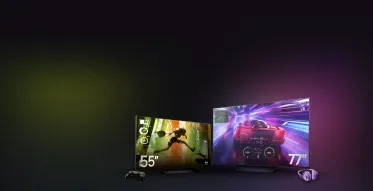 Television LG Gaming de 55 y 77 pulgagas con control de video juegos y audifonos