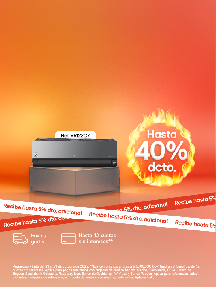 banner promocional Hot Days en aires Acondicionados