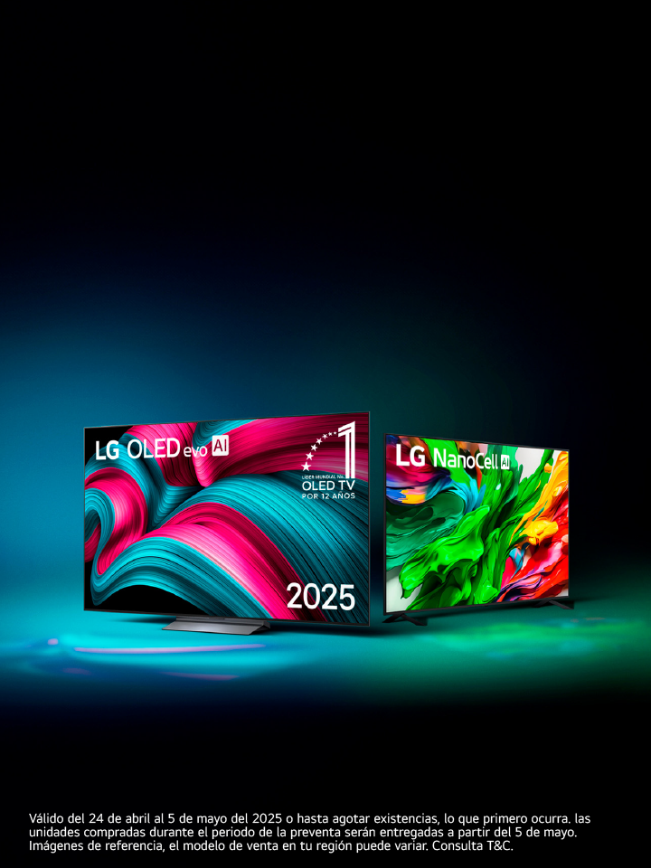 Imagen del nuevos TVs LG OLED y NanoCell 2025