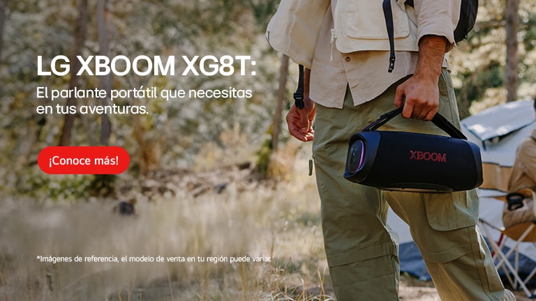 Conoce las ventajas de llevar un LG XBOOM XG8T 