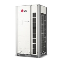 Se muestra el sistema LG VRF, de forma rectangular.