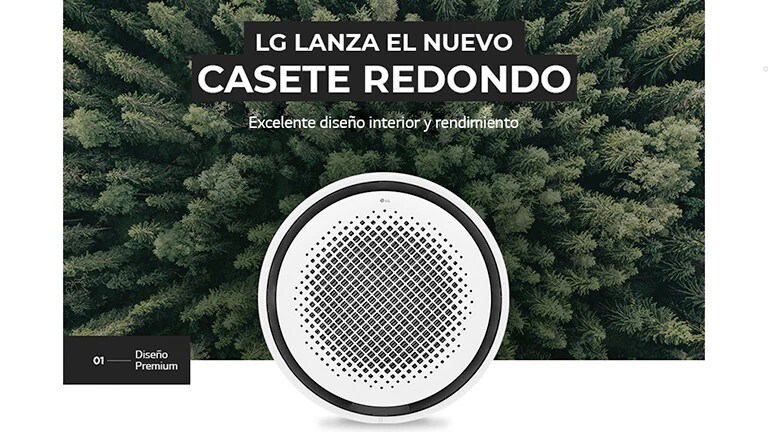 Soluciones de Aire Acondicionado LG nuevo casete redondo