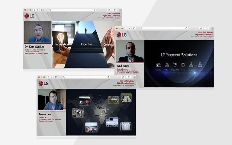 2020 LG Air Solution Digital Press Conference