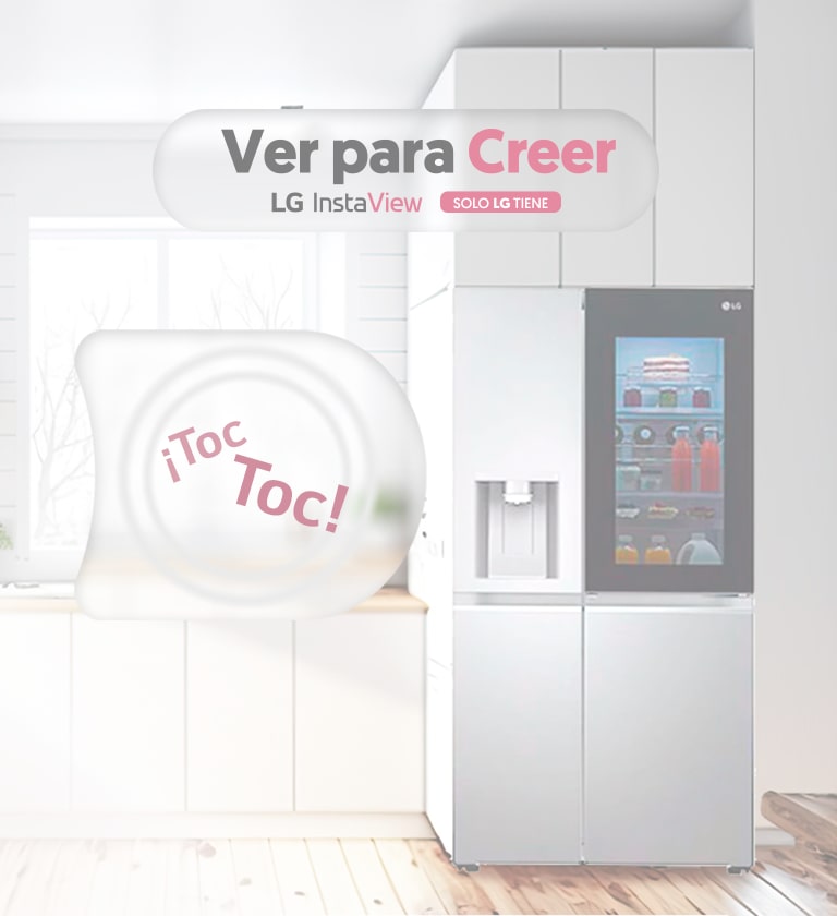 Descubre la tecnología InstaView de los Nevecones LG.