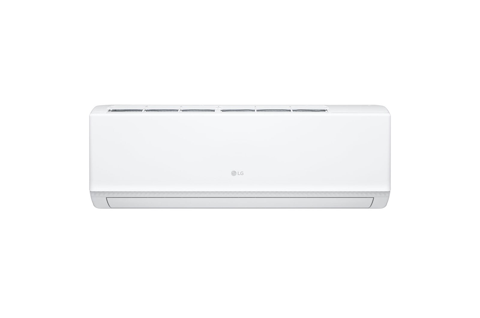 Vista frontal aire acondicionado LG 12000 BTU