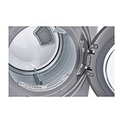 LG Secadora Carga Frontal - DF22VV2R-22kg/48lbs -Color Acero Inox -ThinQ, DF22VV2R