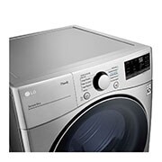 LG Secadora Carga Frontal - DF22VV2R-22kg/48lbs -Color Acero Inox -ThinQ, DF22VV2R