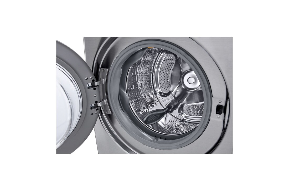LG Lavadora LG Carga Frontal 22Kg Plata AIDD™ TurboWash™ Steam™, WM22VV2S6BR