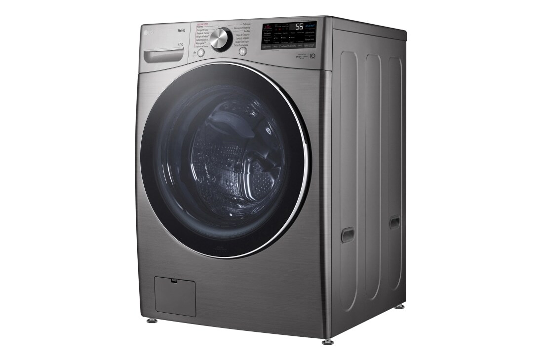 LG Lavadora LG Carga Frontal 22Kg Plata AIDD™ TurboWash™ Steam™, WM22VV2S6BR