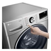 LG Lavadora Carga Frontal - 22kg/48lbs - AIDD - Gris - WM22VV2S6BR, WM22VV2S6BR