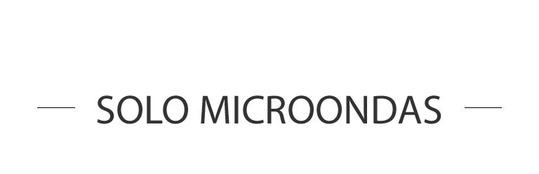 SOLO MICROONDAS