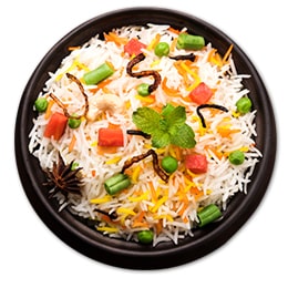 Biryani con verduras