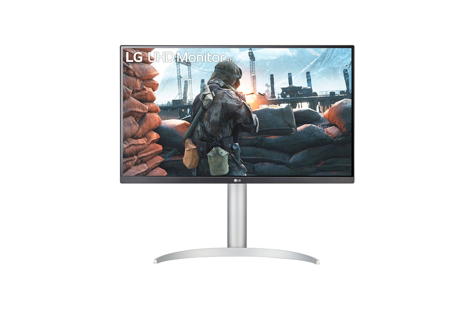 LG Monitor 4K IPS de 27 Pulgadas con VESA Display HDR Ajustable, 27UP650-W