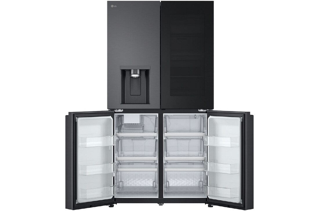 LG Nevecon LG French Door 847L Negro Mate InstaView™ UVnano™ , GM95SXV