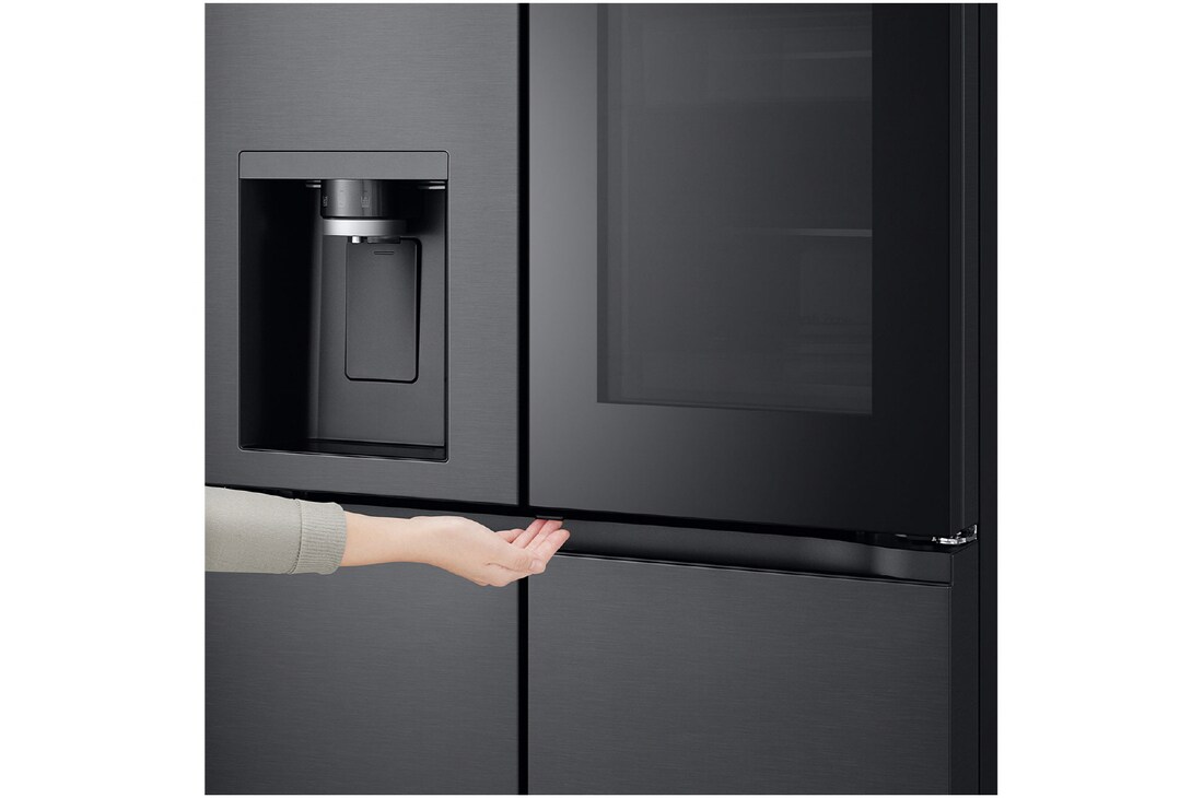 LG Nevecon LG French Door 847L Negro Mate InstaView™ UVnano™ , GM95SXV
