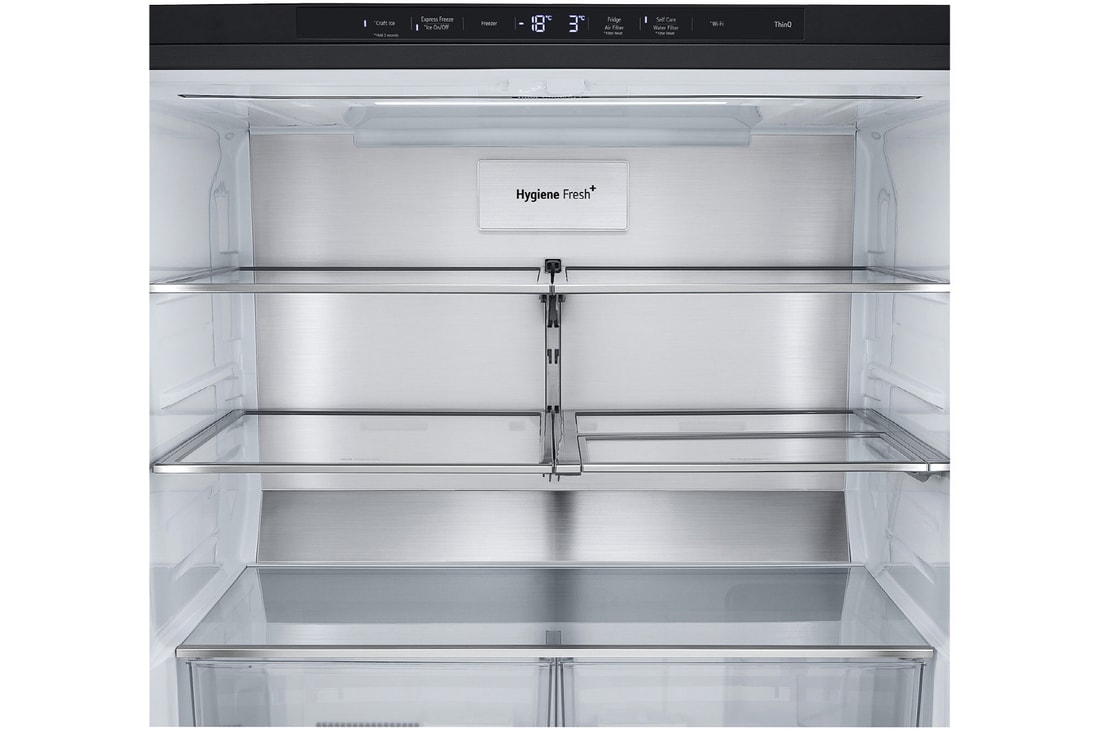 LG Nevecon LG French Door 847L Negro Mate InstaView™ UVnano™ , GM95SXV