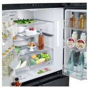LG Nevecon LG French Door 847L Negro Mate InstaView™ UVnano™ , GM95SXV