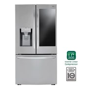 LG Nevecón LG InstaView Door in Door, ThinQ, Side by Side, capacidad 836 LTS, Inverter Linear Compresor, LM82SXS