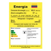 Certificado consumo energético para nevecón LG Instaview LM85SXD 