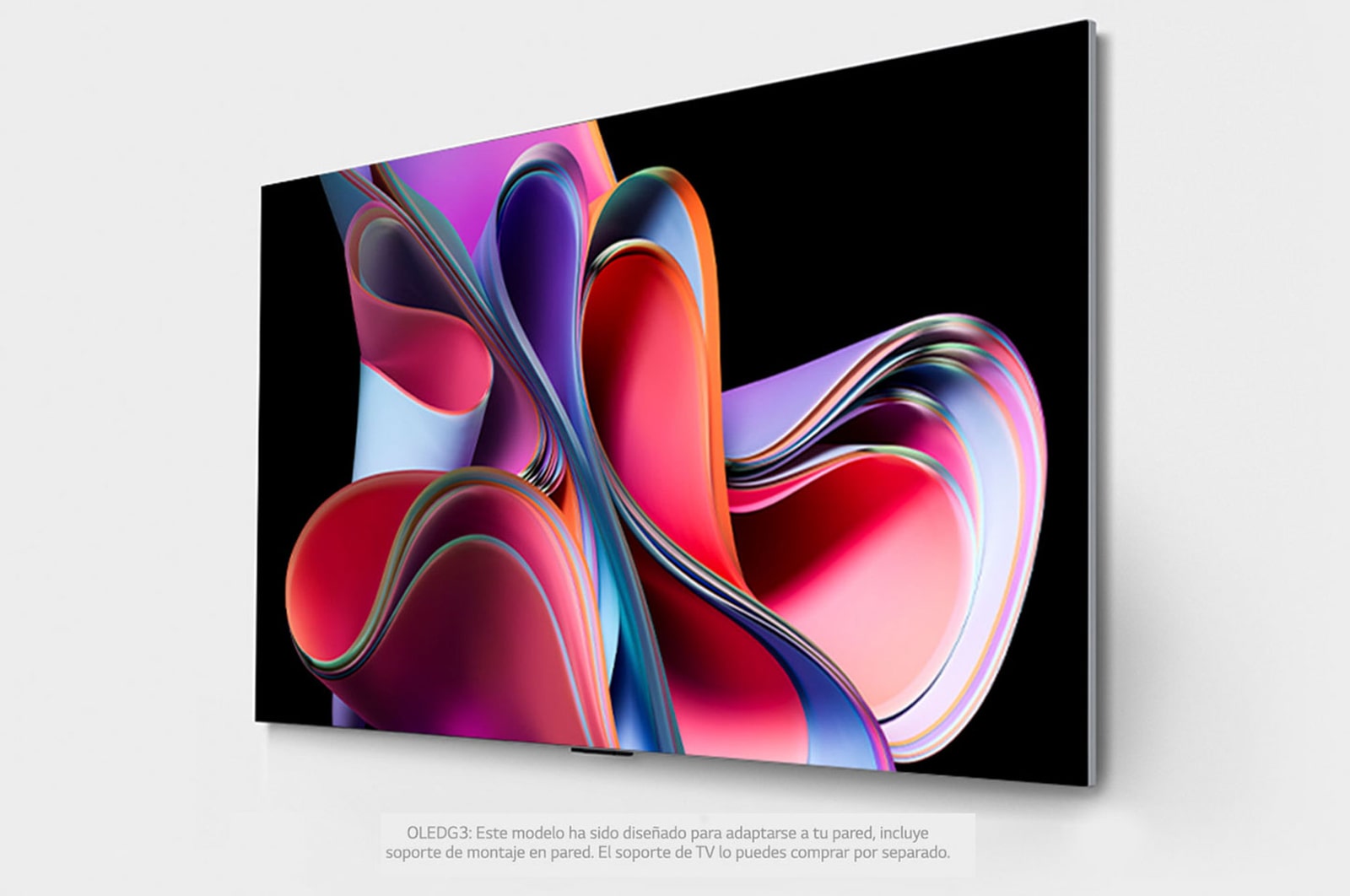 LG Televisor LG 65" OLED evo | 4K |  Procesador AI α9 | Smart TV  |Ultra delgado|Diseño de arte|Incluye  Magic remote, OLED65G3PSA