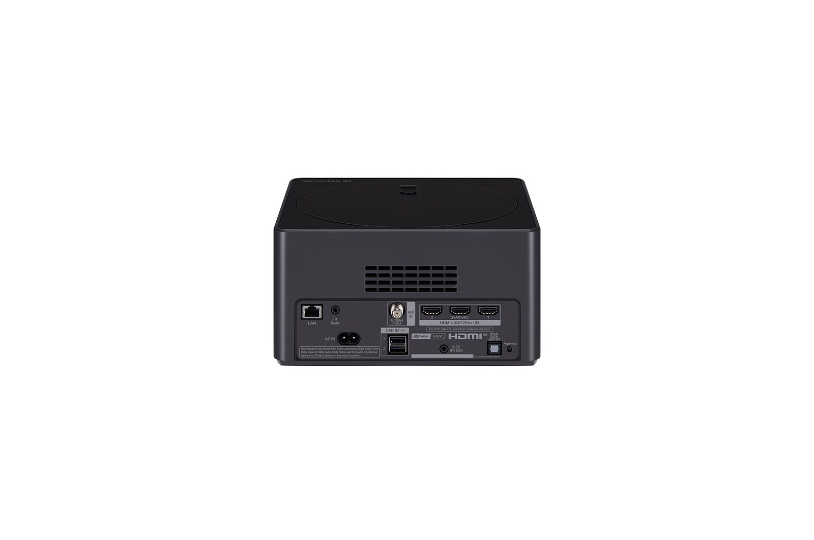Vista trasera de una caja Zero Connect