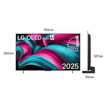 LG AI Magic Remote con el botón de IA resaltado. A su alrededor, se encuentran las diferentes funcionalidades a las que el usuario puede acceder con el botón. AI Voice ID, AI Search, AI Chatbot, AI Concierge, AI Picture Wizard y AI Sound Wizard. El texto explica que el LG AI Magic Remote completa la AI Experience con un botón de IA exclusivo y su función de ratón aéreo. Tan solo apunta y haz clic.