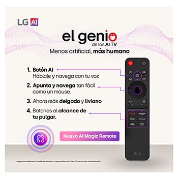 Vista de frente y lateral de la Smart TV LG OLED evo AI C5 4K en la que se ven sus dimensiones de longitud, ancho, altura y profundidad.