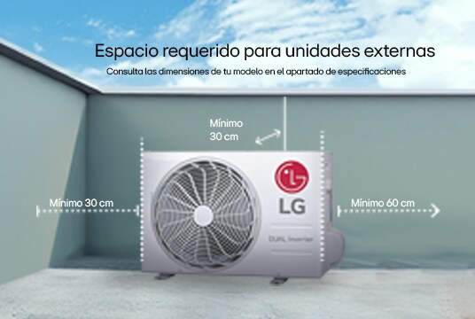 Dimensiones aire acondicionado