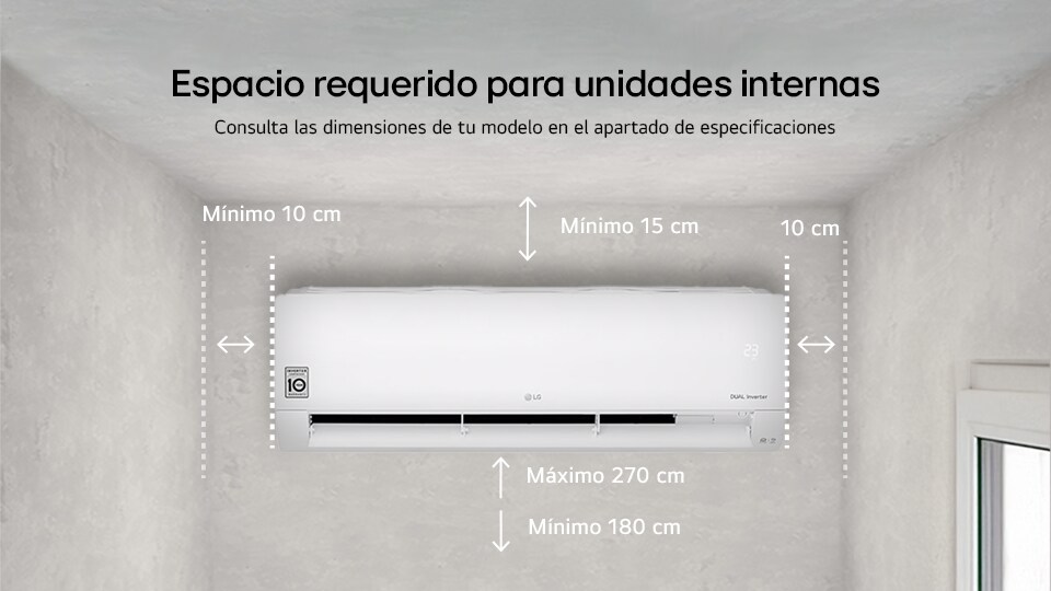 Dimensiones aire acondicionado