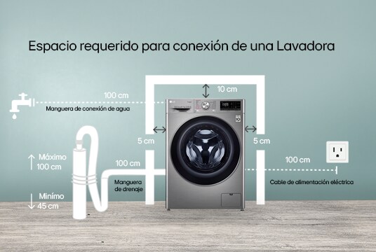 Dimensiones lavadora