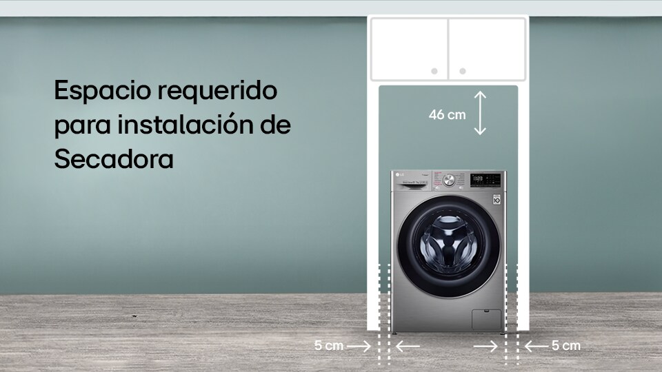 Dimensiones secadora