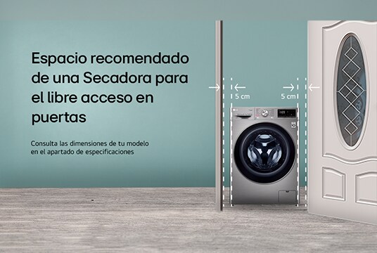 Dimensiones secadora