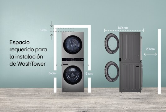 Dimensiones WashTower