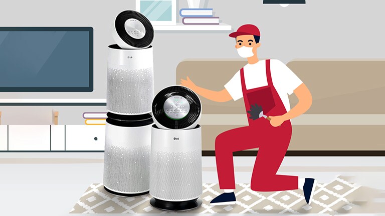 [LG Premium Care] 空氣清新機深層清潔服務