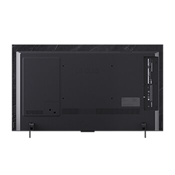 Zadní pohled na LG OLED evo AI C5 4K Smart TV.