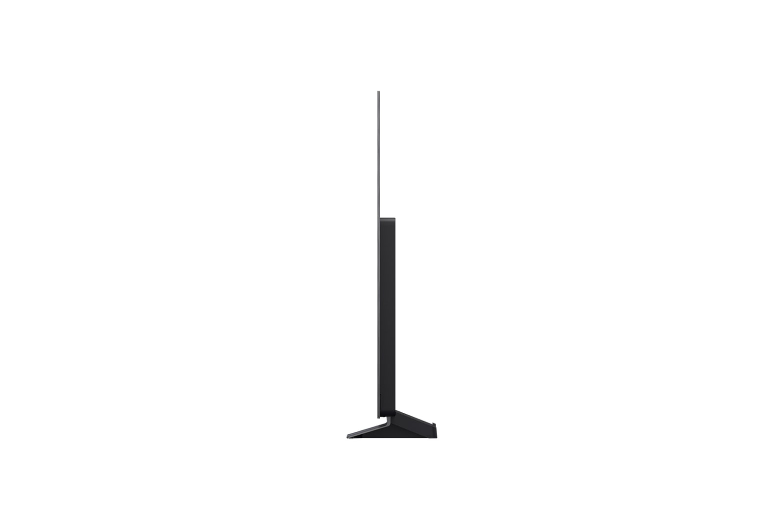 Boční pohled na LG OLED evo AI C5 4K Smart TV.