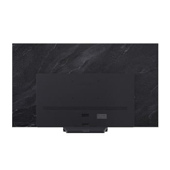 Zadní pohled na LG OLED evo AI C5 4K Smart TV.