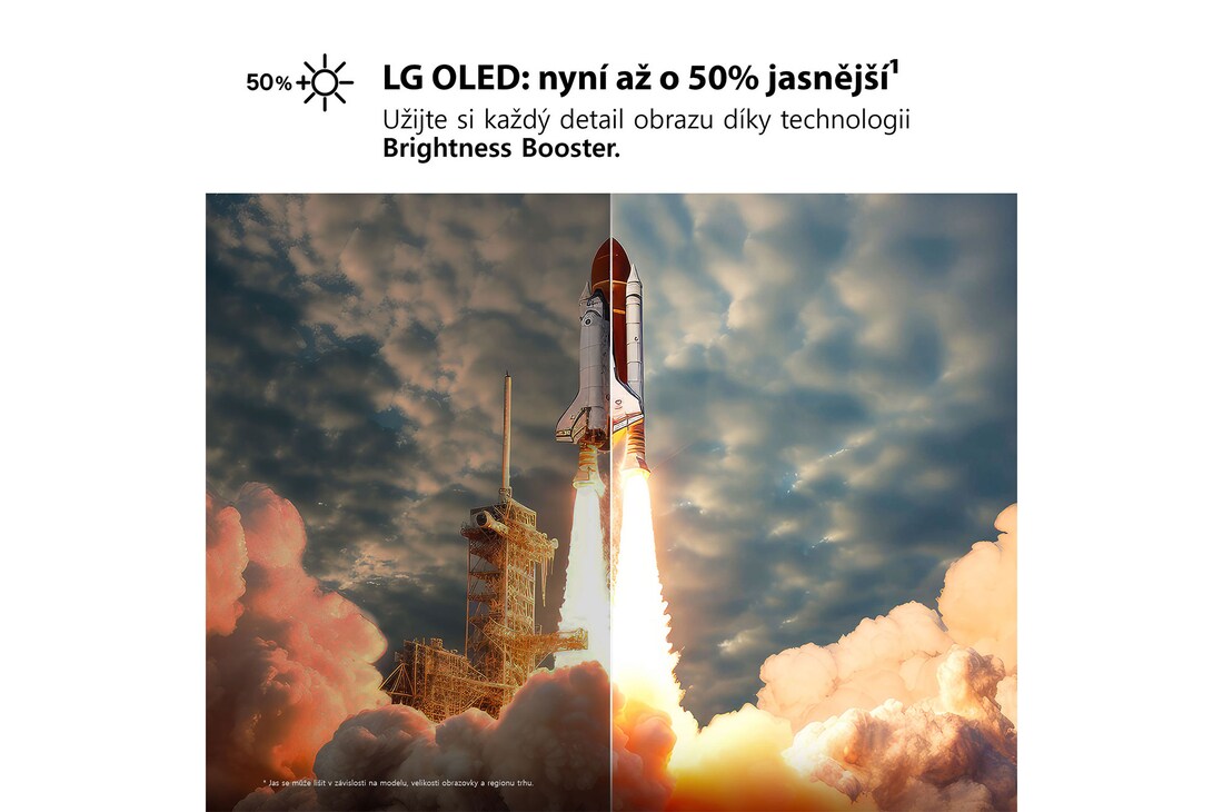 Pohled zepředu a z boku na LG OLED evo AI C5 4K Smart TV s rozměry na délku, šířku, výšku a hloubku.