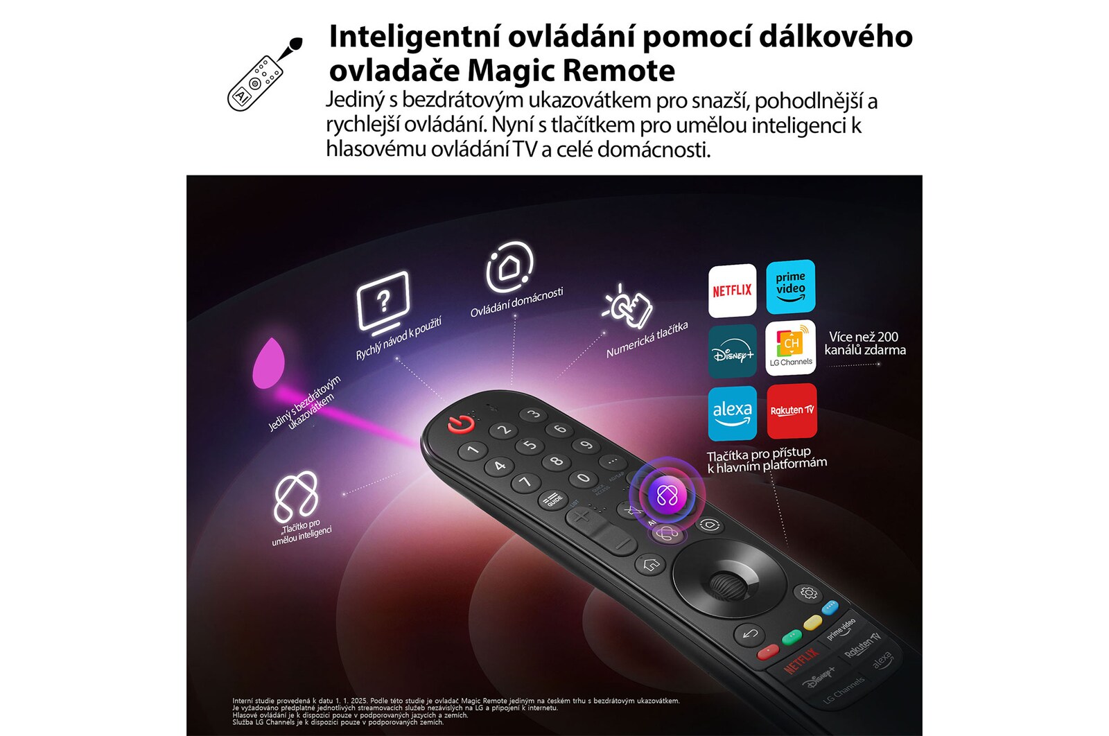 Barevný papoušek v ultra vysokém rozlišení na černém pozadí. Všude kolem se ve vzduchu vznášejí kapky vody. Obrázek je ukázkou technologie Perfect Color, kdy každý odstín na těle papouška je výrazný a zářivý. Jsou vidět různá loga certifikací UL a Intertek. Týkají se 100% věrnosti podání barev a 100% barevného objemu. Je také vidět text Podívejte se na značku certifikace Perfect Color.