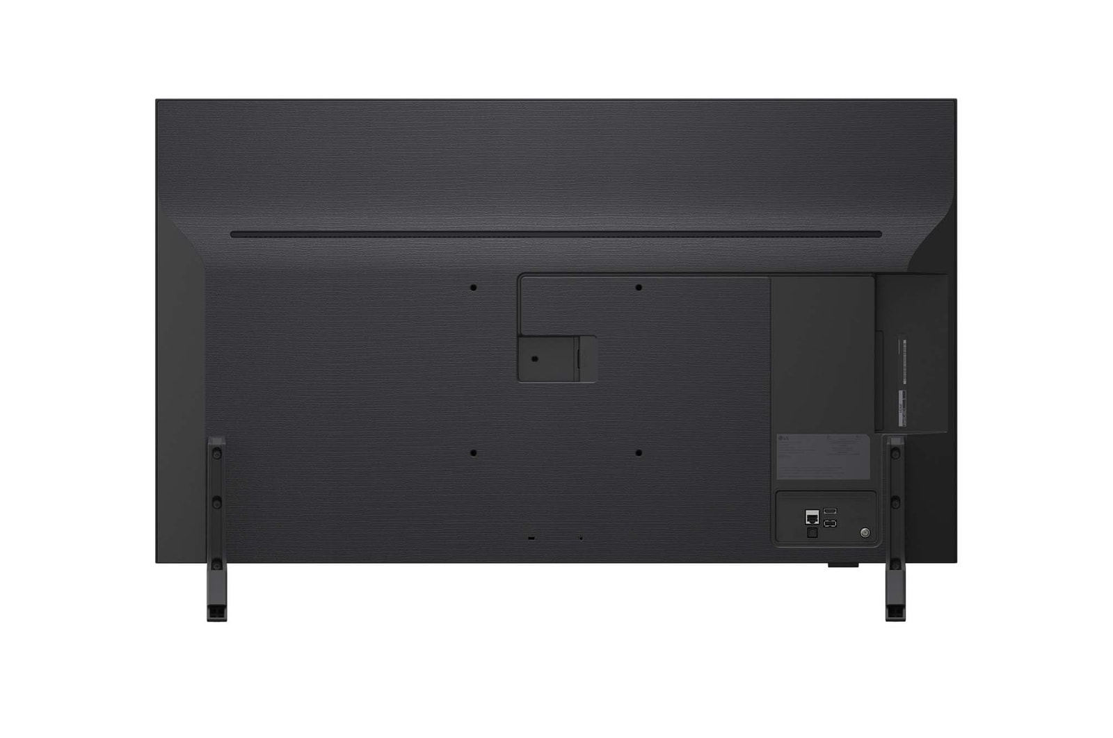 Zadní pohled na televizor LG QNED82 TV