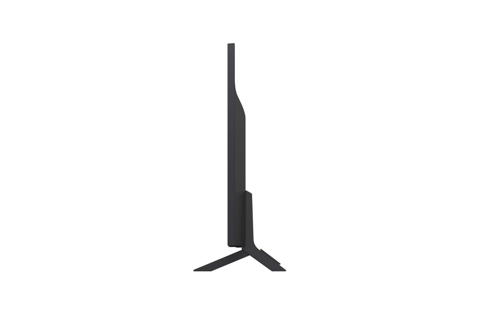 Levý boční pohled na televizor LG QNED82 TV 