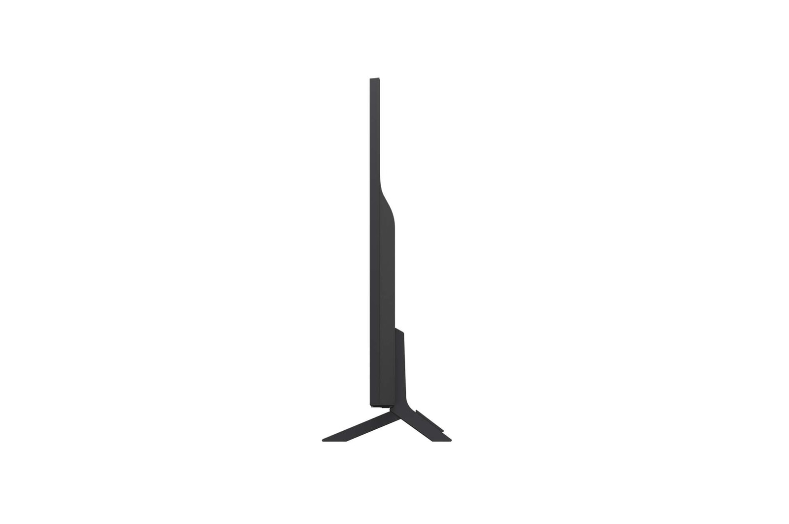 Levý boční pohled na televizor LG QNED82 TV 
