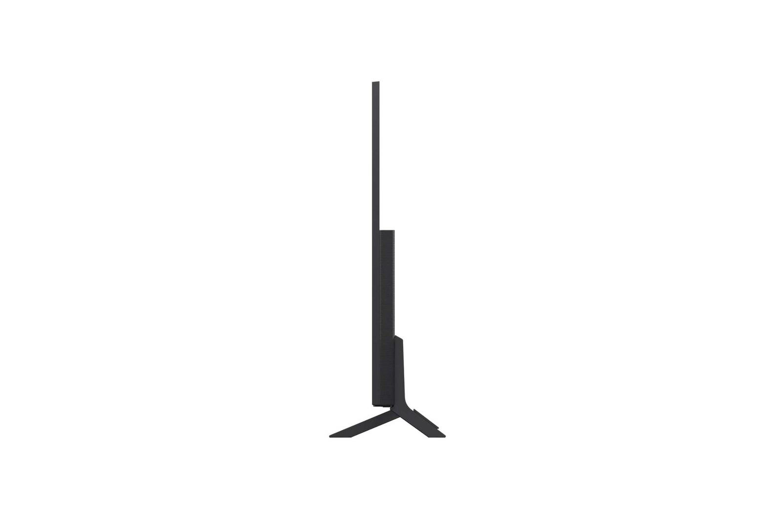 Levý boční pohled na televizor LG QNED82 TV 
