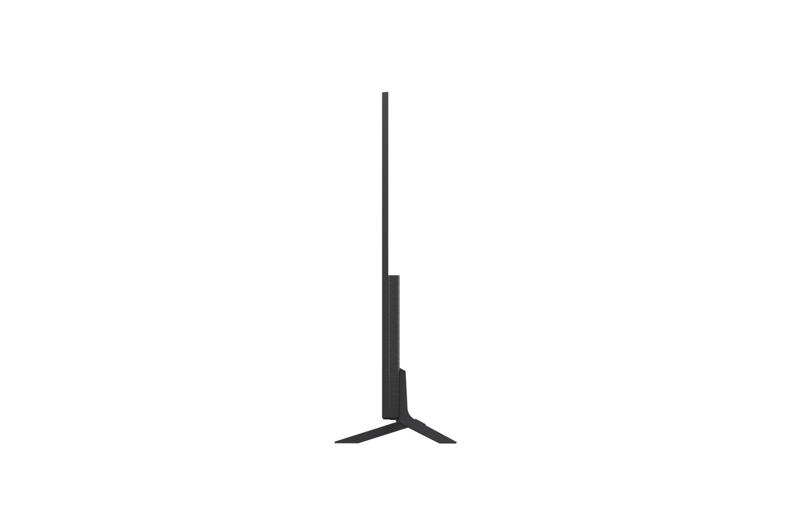 Levý boční pohled na televizor LG QNED82 TV 
