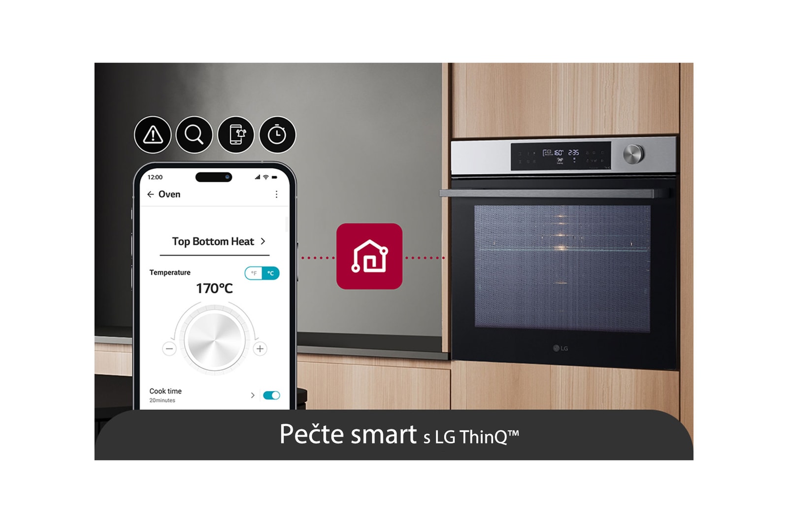 Pečte smart s LG ThinQ™