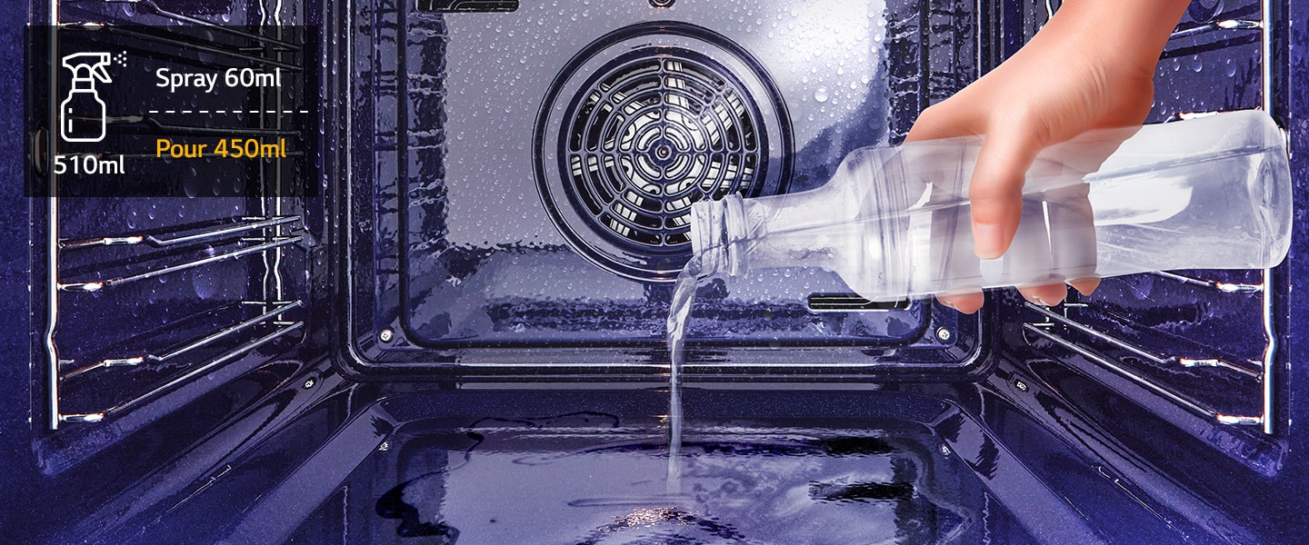 Obrázek páry stříkající z trouby.