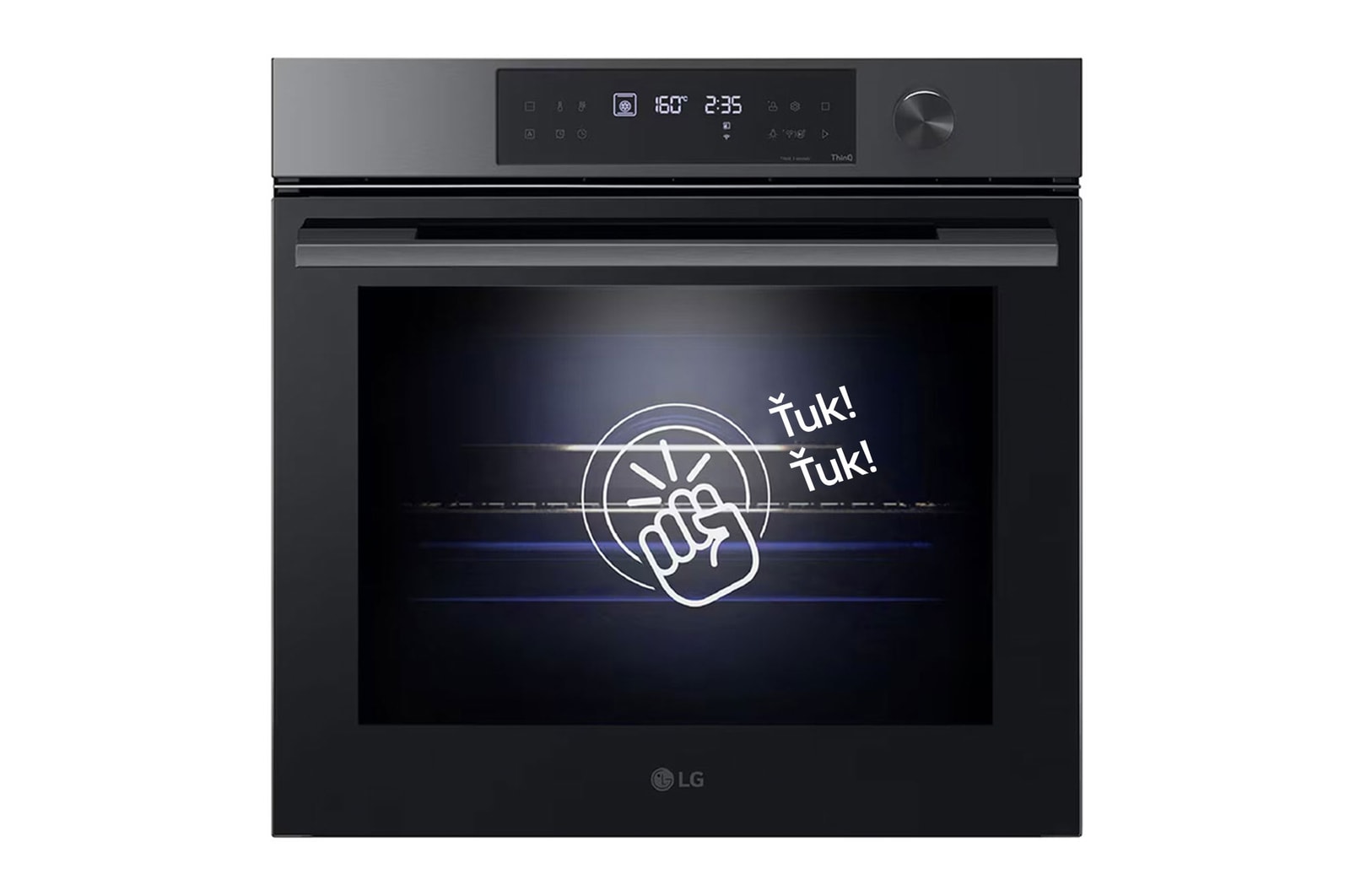 Pohled zepředu na LG WSED7613S