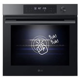 76 l InstaView™, EasyClean™ Vestavná trouba LG, Černá/šedá